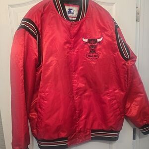 Starter Red Windy City Bomber Jacket